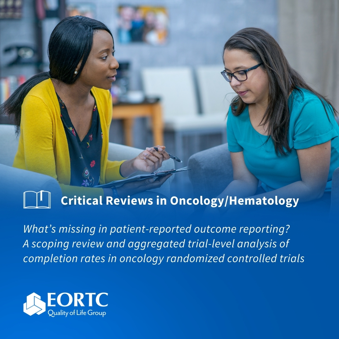 EORTC_QLG's tweet image. 📄 Findings of a new @EORTC #QualityofLife publication in @CHematology highlight the need for improved reporting and greater prioritisation of Patient-Reported Outcome (PRO) completion regardless of trial design.

🔗doi.org/10.1016/j.crit…

#GivingVoice2Patients #CancerResearch