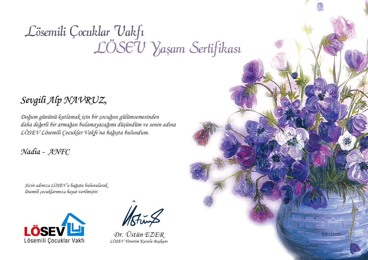 ANFC’inden doğum günün bağışları <a href="/NadiiyaAli/">Nadia</a> 🤍✨

#AlpNavruz • <a href="/AlpNavruz/">Alp Navruz</a>