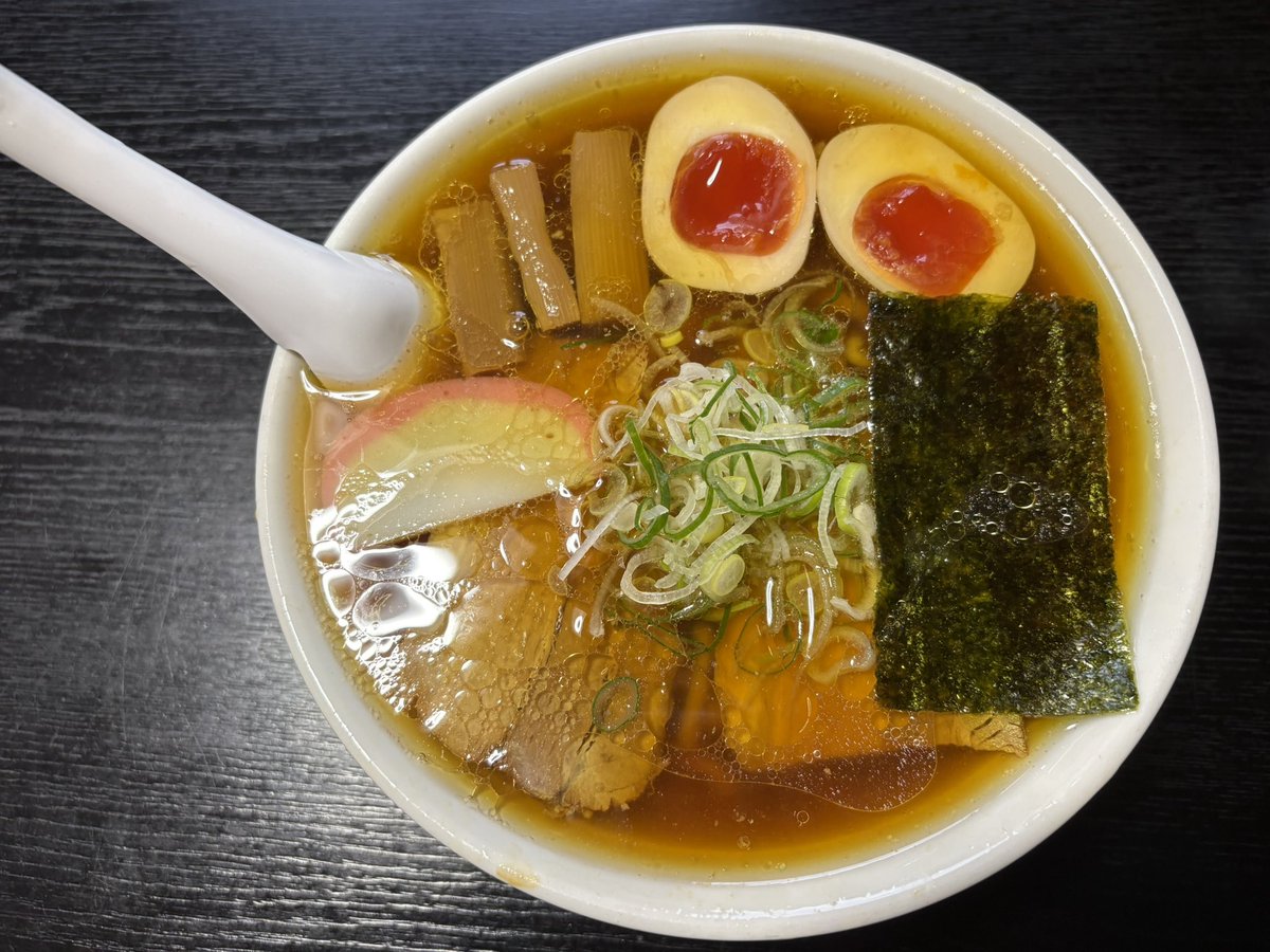 Ryo_06280's tweet photo. 2026年3杯目🍜

山形市　麺辰　中華そば850円（煮卵　プラス150円）

店主相変わらず元気いいなぁ😅
味は言わずもがな◎
やっぱり山形🍜好き👍 https://t.co/GPrIBzdkw5