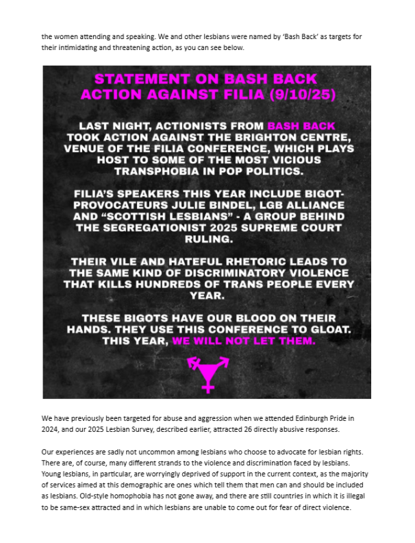 ScotLesbians's tweet image. If the UN wishes to know about violence and discrimination faced by lesbians, it must start with an accurate definition of 'lesbian'. Our letter to @IESOGI (scottishlesbians.org.uk/resources)