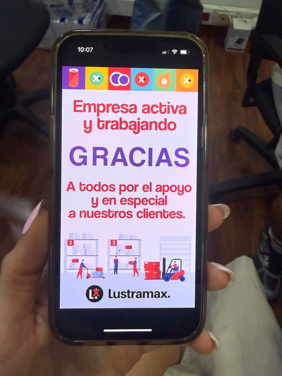 La empresa Lustramax les envía este mensaje a todo el pueblo argentino que apoyó la causa. Gracias.