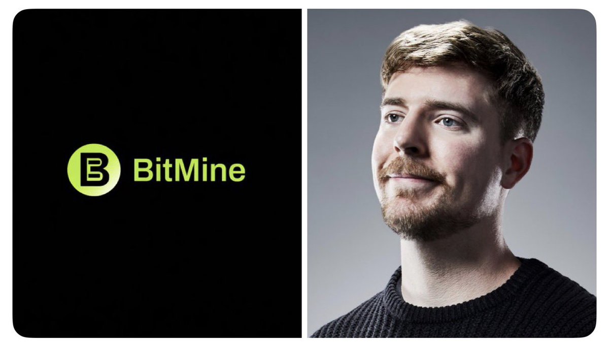 JUST IN: The largest corporate Ethereum holder on Earth just acquired a stake in the most powerful content creator in human history.

$200 million from Bitmine into MrBeast’s Beast Industries.

Here’s what every analyst is missing:

This isn’t a crypto company buying brand