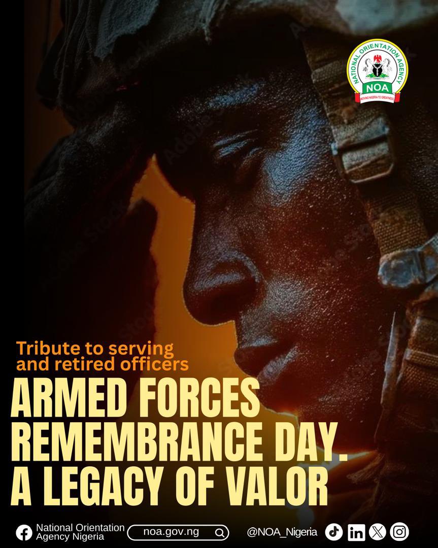 DG NOA Salutes Sacrifices of Nigerian Military on Armed Forces Remembrance Day

The Director-General of the National Orientation Agency (NOA), Mallam Lanre Issa-Onilu, has paid glowing tribute to officers and men of the Nigerian Armed Forces, describing them as the backbone of