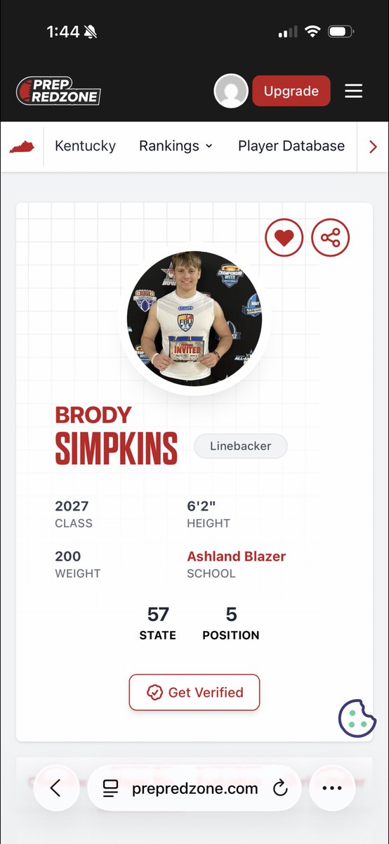 Brody Simpkins 27’ LB/EDGE tweet media