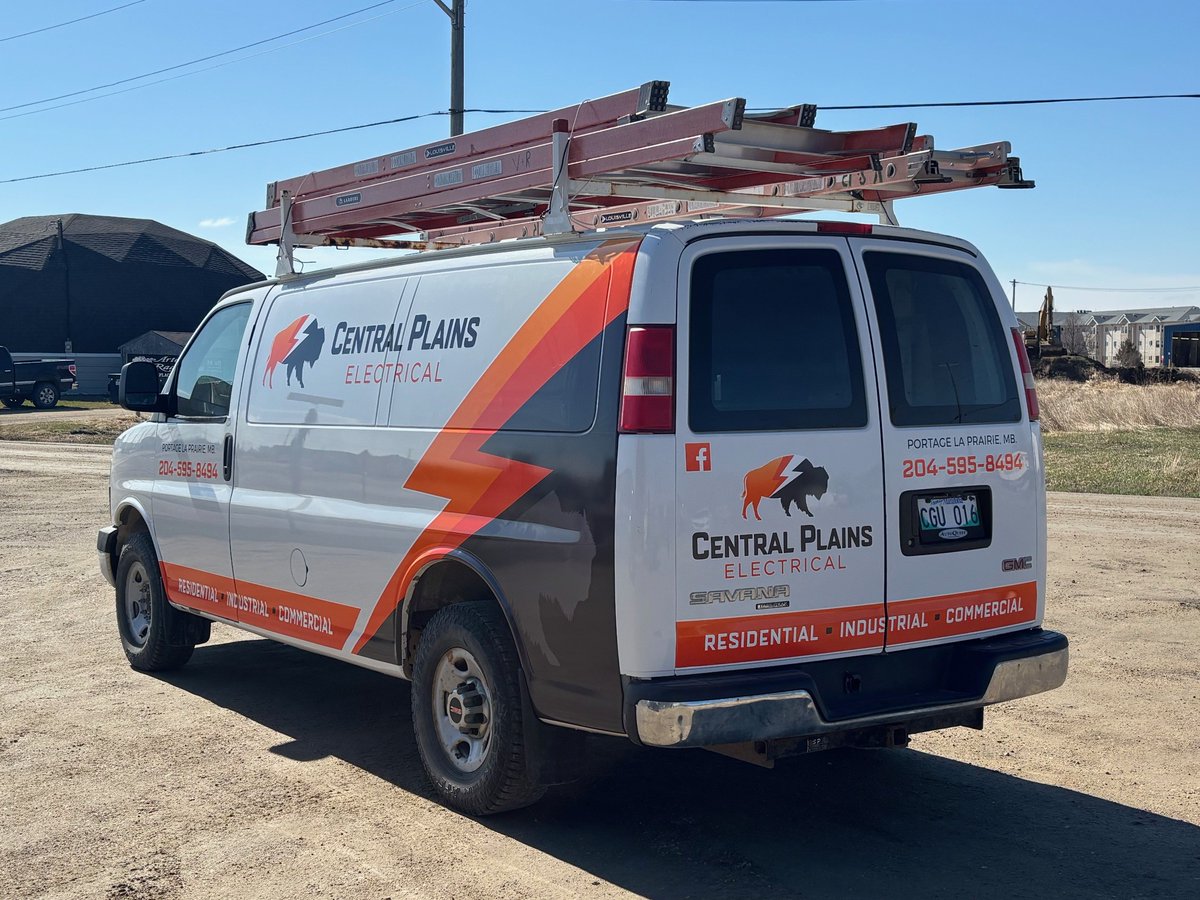 ProimageSigns1's tweet photo. For Central Plains Electrical we did a striking new logo and a bold vehicle wrap designed, produced, and installed to turn heads on every street. #MobileAds https://t.co/aOJvqo7D77