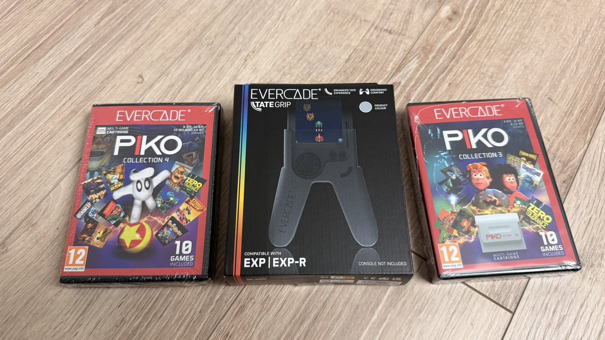 Nouvelle réception Evercade :) merci <a href="/JFG_LeShop/">Just For Games Le Shop</a> cc <a href="/evercaderetro/">Evercade</a>