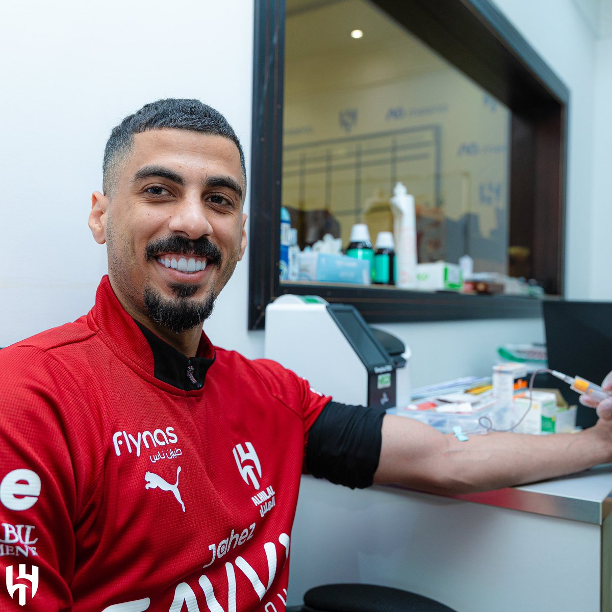Alhilal_EN's tweet image. 🔹 The players underwent periodic medical examinations in Meena clinic at the club 🩺