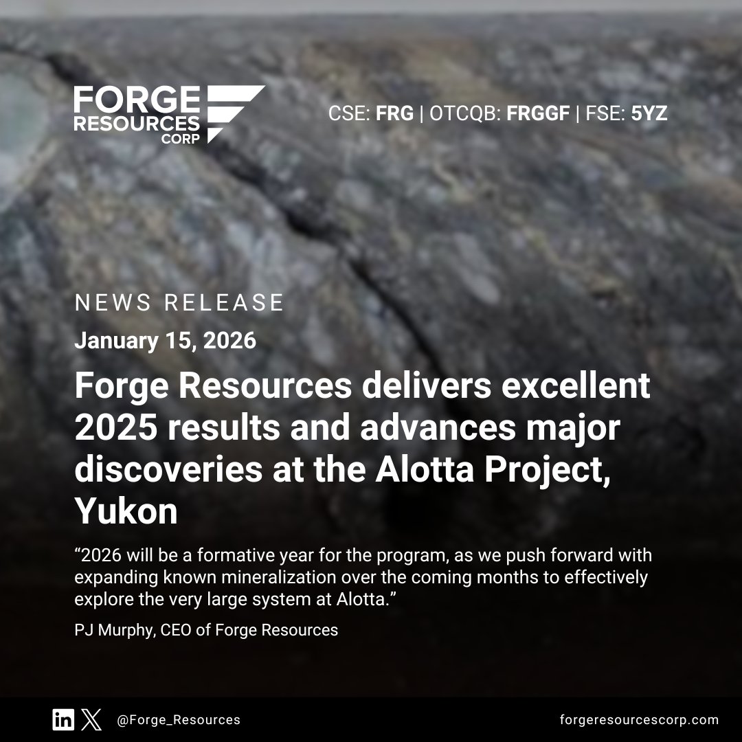 Forge Resources Corp (CSE:FRG | OTCQB: FRGGF) tweet media