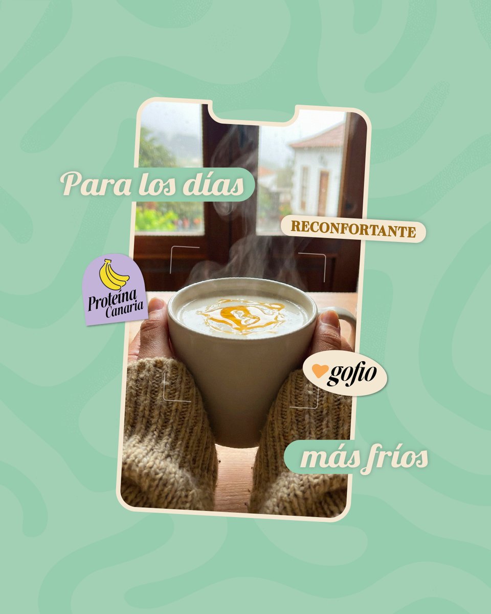 Enero refresca. Y hay días que piden algo calentito, de esos que reconfortan de verdad.

Leche calentita, gofio y un chorrito de miel para reconfortar, endulzar y empezar el día con calma.

Un gesto sencillo, reconfortante y muy nuestro 🌾