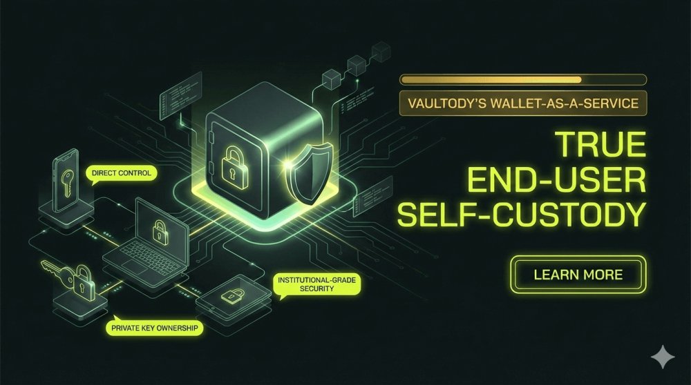 Who controls user funds in a #wallet stack? Many WaaS claim self-custody, but platforms keep control. #Vaultody is different: end users are the custodians. Neither we nor our clients can move funds or carry #custody liability. 
Read: zurl.co/WHRPK
#SelfCustody #WaaS