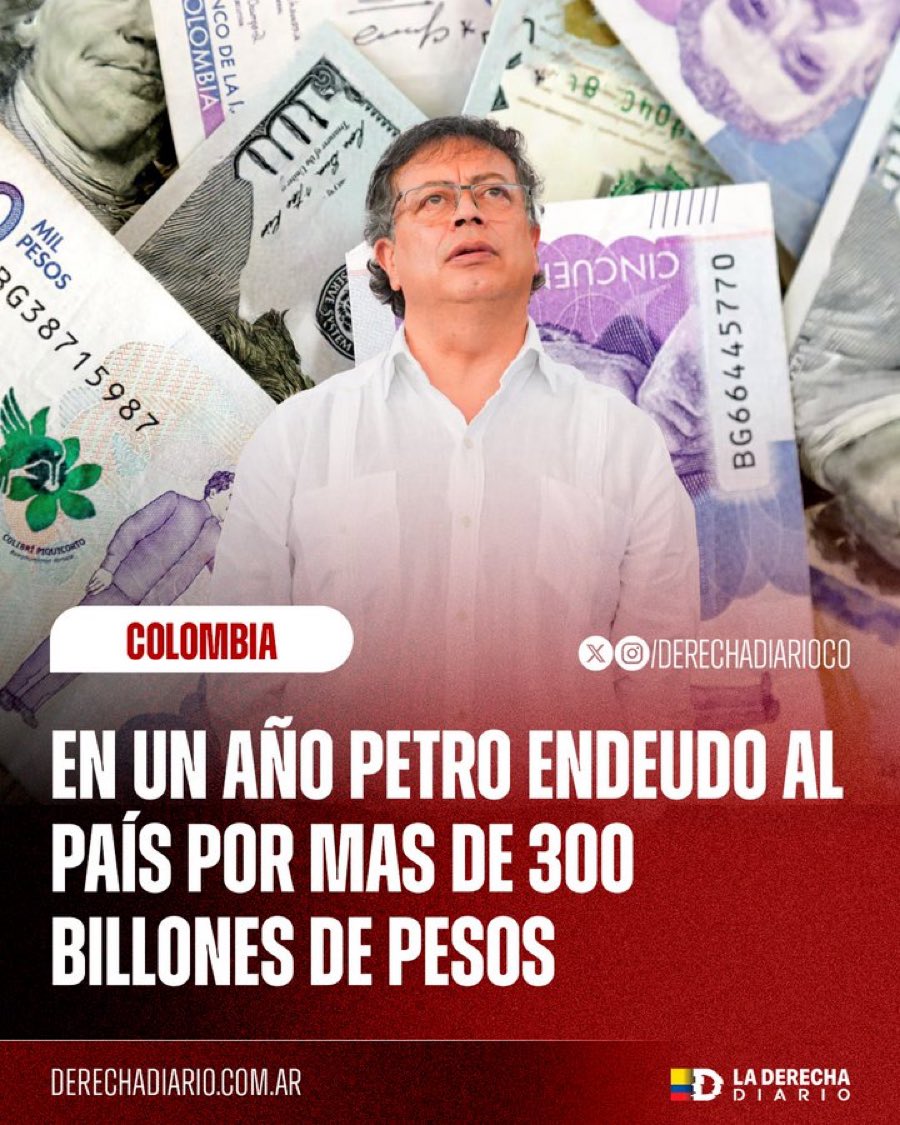 cantirv59's tweet image. 🆘🆘COLOMBIA🆘🆘
Dónde están los entes de control???
Dónde está el dinero??
Para qué tanto dinero con intereses exagerados!!! 
Quién pagará ese desfalco al estado y a los colombianos??
NI UN SOLO VOTO POR LA IZQUIERDA DESTRUCTORA…