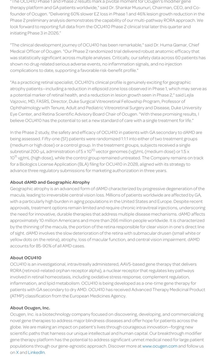 NattaCop's tweet image. $ocgn congrats, looks like we own the next standard of care for GA. 🍻 

ir.ocugen.com/news-releases/…