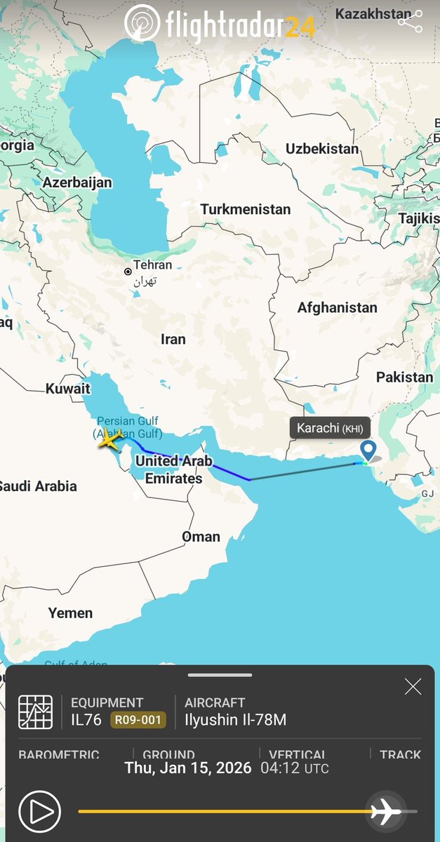 خلال 4 أيام فقط

هبطت 5 طائرات شحن عسكرية في السعودية قادمة من باكستان، هذ أشبه بجسر جوي!!