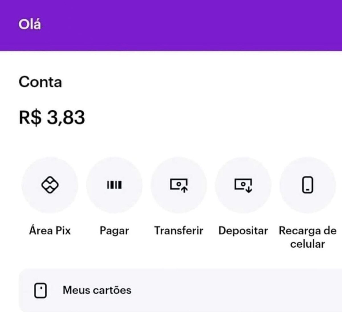 crvgdazoeiraa's tweet image. eu tenho uma conta bancária e só um sonho... 🥺