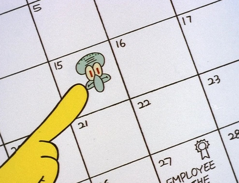DeSoupBowl's tweet image. Happy Annoy Squidward Day!