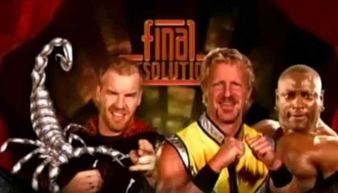 wrestle_hist's tweet photo. 1/15/2006
Sting & Christian Cage defeated Jeff Jarrett & Monty Brown at Final Resolution from the Impact Zone in Orlando, Florida.
#TNA #ImpactWrestling #FinalResolution #Sting #TheIcon #ChristianCage #Christian #JeffJarrett #DoubleJ #MontyBrown https://t.co/0GLSE8X6Zo