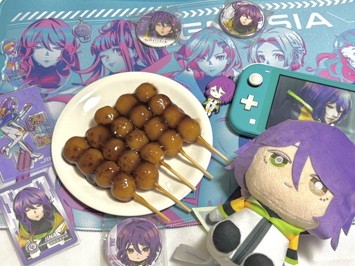 ジナが幸せになれる世界線までループしてみせるよ💞お誕生日おめでとう🥰大好きだよ😭みたらしいっぱい食べようね😋
 #ジナ生誕祭2026