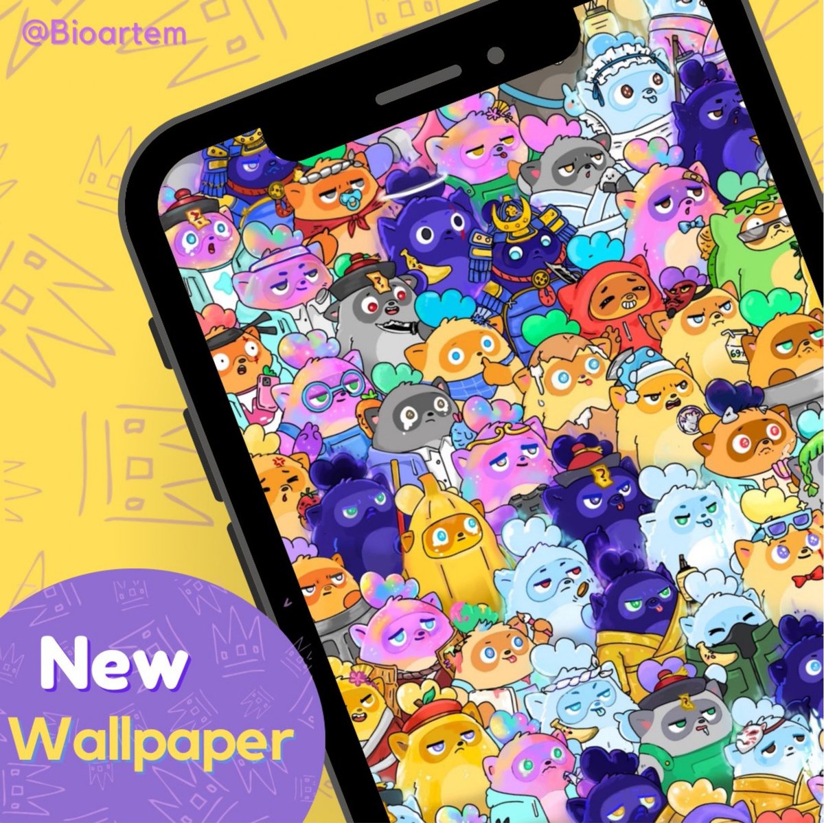 bioartem's tweet image. Here's the wallpaper from the latest cover✨
The idea was to make a Grand Arena cover but different from what I've done before. Since there were so many Moki champions (s1), I focused on the top 100.
I also made a few tweaks,and added a couple more champions along the way😉