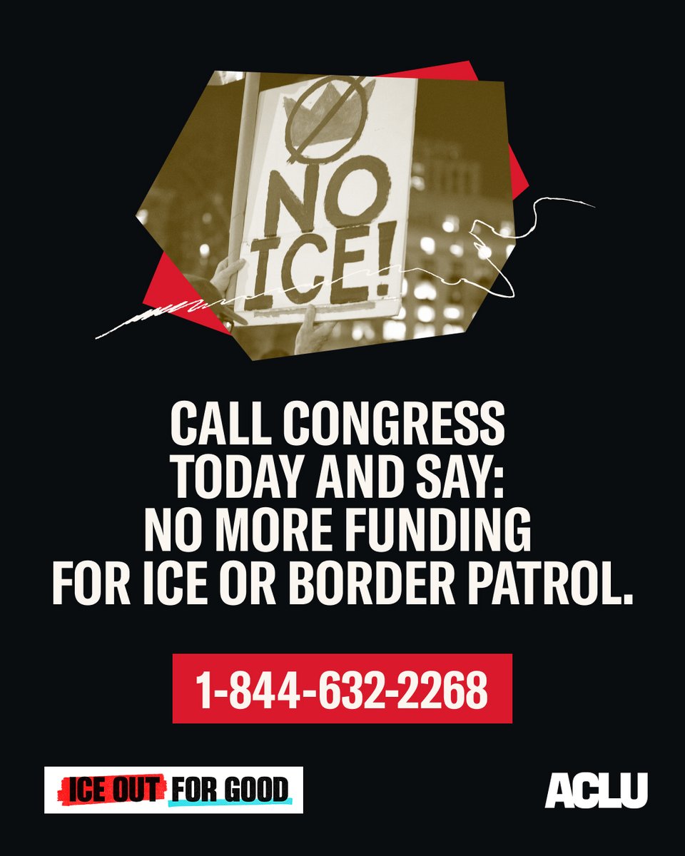 Despite ICE’s killing of Renee Good, Congress is currently debating adding millions of dollars to the Department of Homeland Security’s budget for the coming year. Call your senator today and tell them: No more money for ICE.