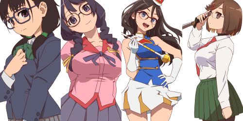 #眼鏡っ娘を見るとストレスが減るらしい 昨年の眼鏡キャラ祭り 