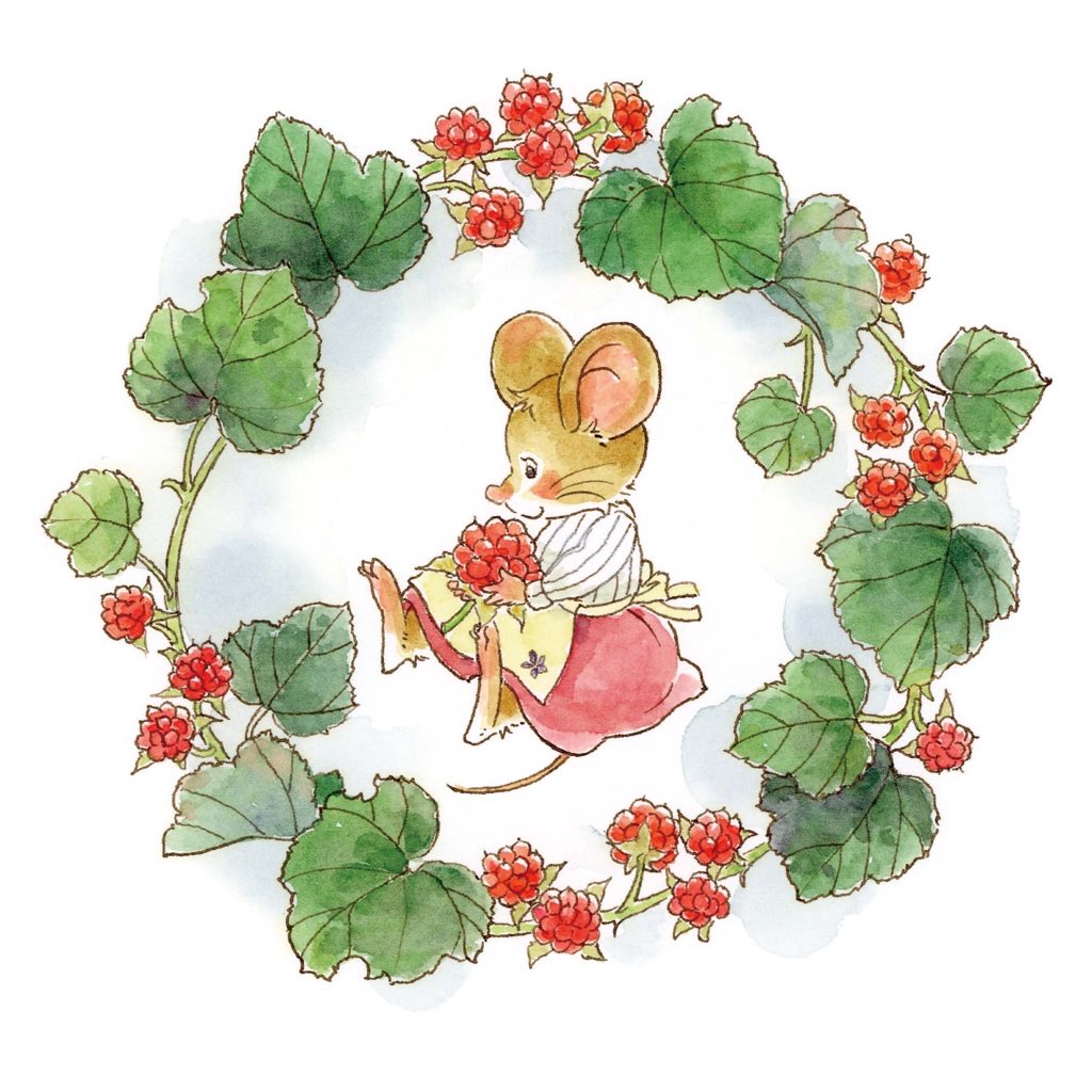 フユイチゴのリース
＃いちごの日