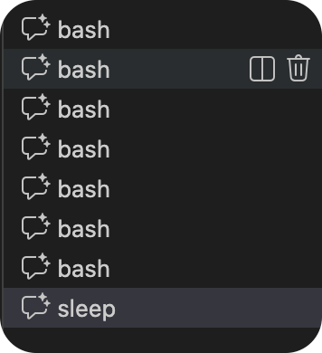claude 还是 copilot 你们有病啊，一个任务反复开了十多个新的 terminal，关键他妈的都是没有激活虚拟环境就直接开一个新的 terminal？？？脑子有病