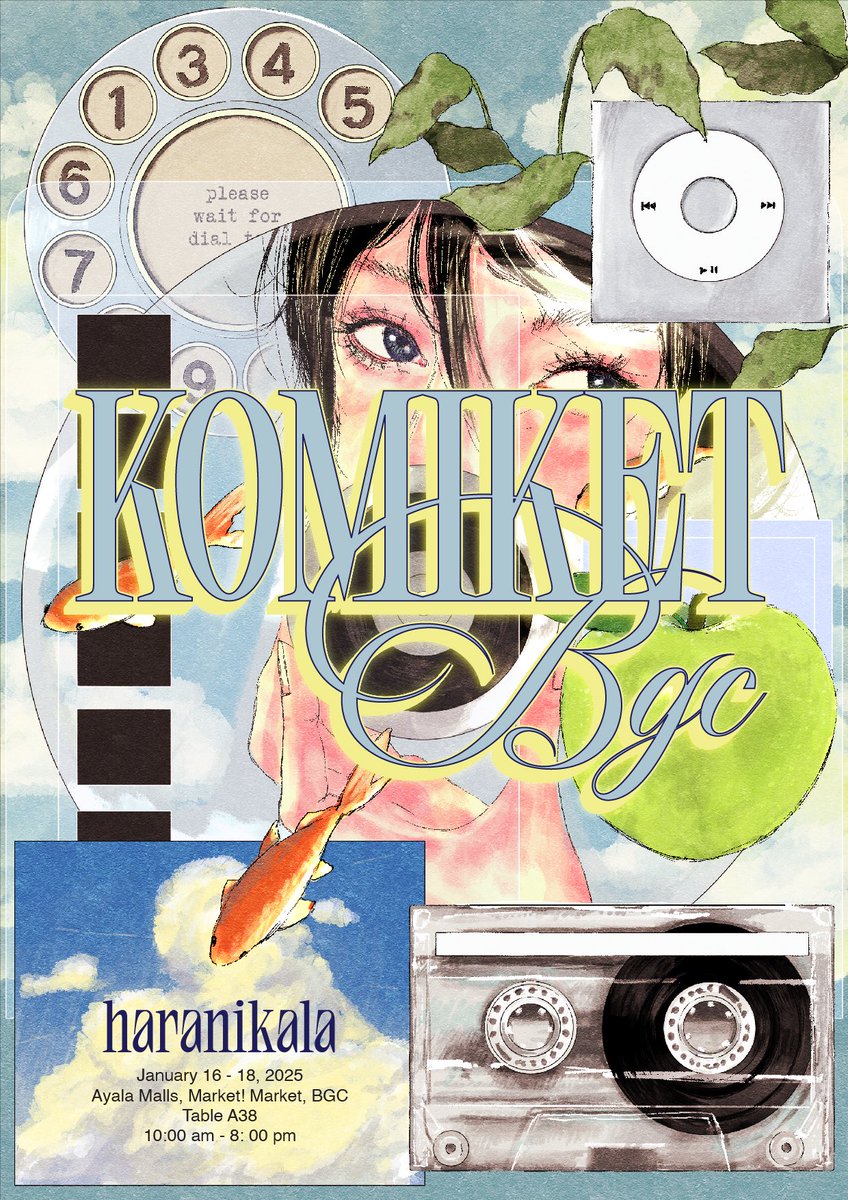 See you this weekend at Komiket BGC 📂🍀

- jan 16-18 !
- ayala malls, market! market!