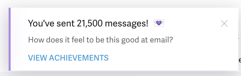 Carles_Reina's tweet photo. This, from Superhuman, is a nice touch - I love gamification. Unfortunately, for Superhuman, there is a better Agentic email product I am using more and more now. They haven't publicly released, but it is mega impressive - congrats @lightfern_ai &amp; @dougli_ https://t.co/ngKC4W19QU