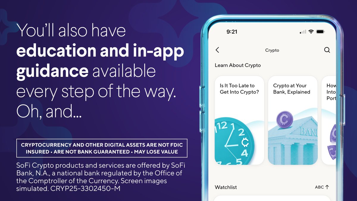 Team up SoFi Plus with SoFi Crypto to give yourself a strong start to 2026.  💪 Get an exclusive 1% match on crypto buys through 3/30/26 when you join  SoFi Plus, with