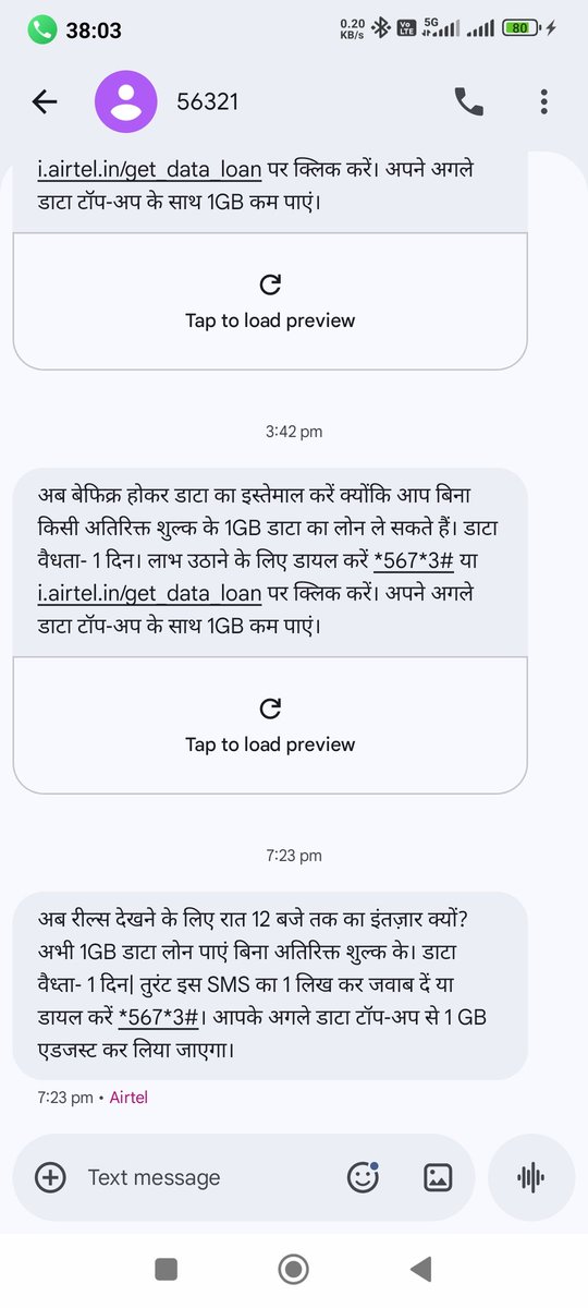 0.20KBPS is faster 20-30 times than others....

I would suggest everyone never buy Airtel connection. You can't even talk to customer care. You are facing the issue and they are saying wait for 15days.

<a href="/Airtel_Presence/">Airtel Cares</a> please activate my 1 year plan I'll pay after 2yr.

LOL🤣