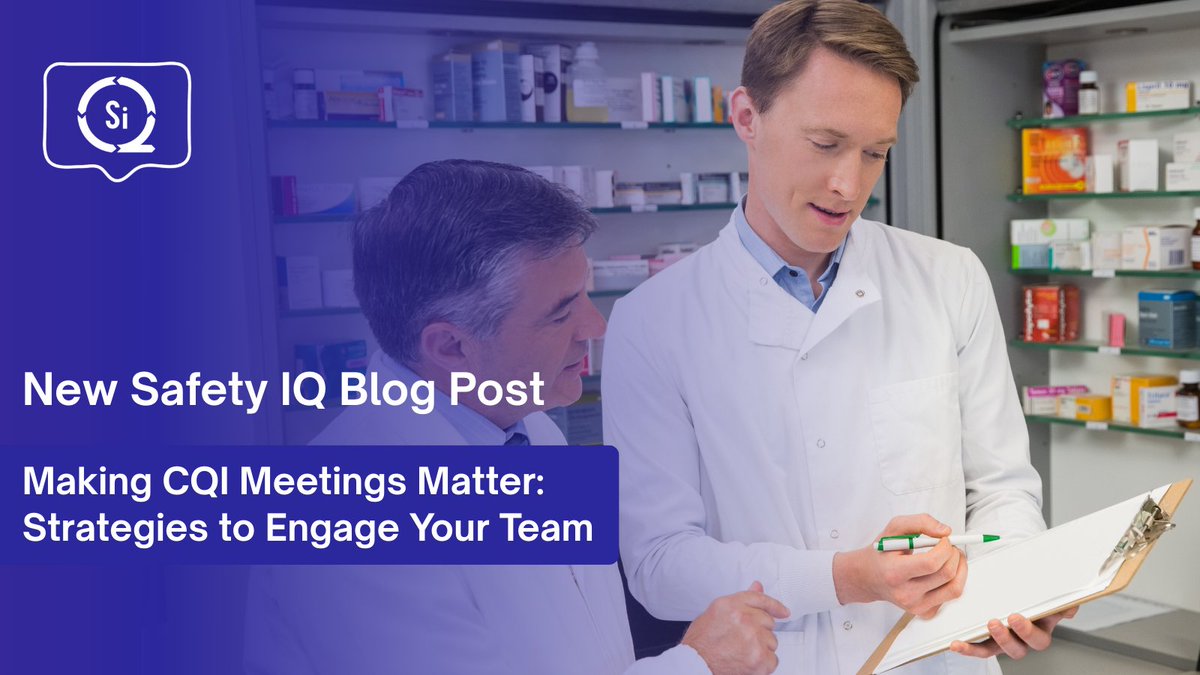 TheCPhM's tweet photo. Continuous Quality Improvement (CQI) meetings play a crucial role in enhancing patient safety and operational efficiency in pharmacies. This week’s SIQ Blog shares strategies to strengthen team participation and improve CQI discussions.

Read here: https://t.co/WwE4YLEMMb https://t.co/cwsIChCnCO