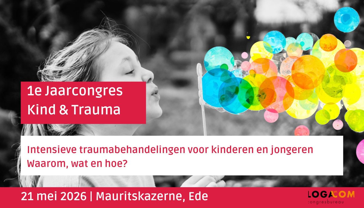 🚨 Wat als EMDR niet werkt?
Congres Kind &amp; Trauma | 21 mei 2026  | Mauritskazerne, Ede

🔗 Meer info &amp; aanmelden via rfr.bz/t237d26

#trauma #PTSS #jeugdzorg #GGZ #intensievetraumabehandeling #professionals rfr.bz/tbbdef0