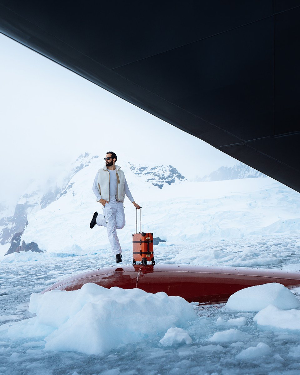 In Antarctica, Mathieu Forget finds stillness in motion, turning each leap into a story of freedom and expression. 

Crafted with purpose, a Globe-Trotter travels beside him, designed for journeys far beyond the ordinary.

#ThePoetryOfTravel
#GlobeTrotter1897