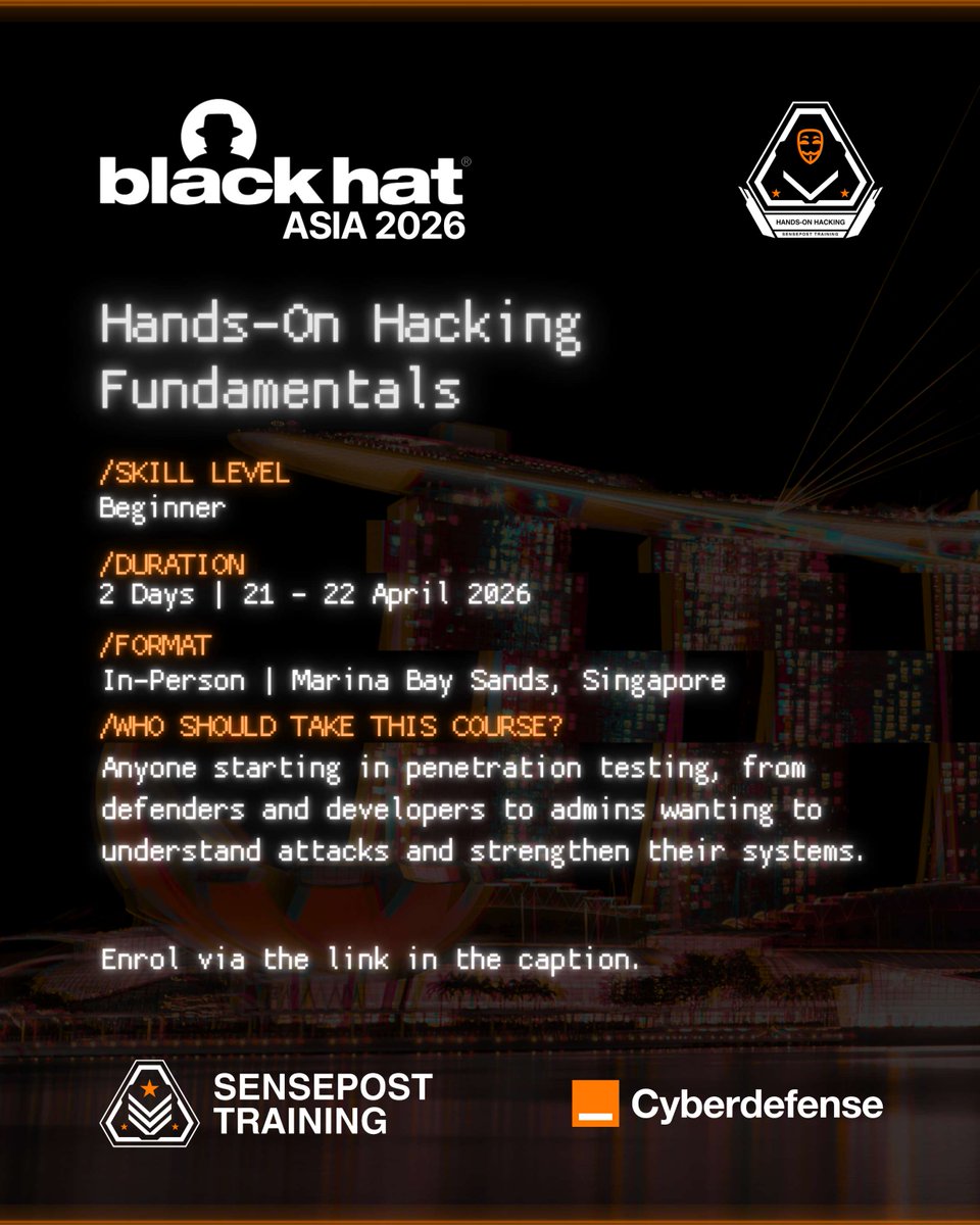 SensePost Training | Orange Cyberdefense tweet media