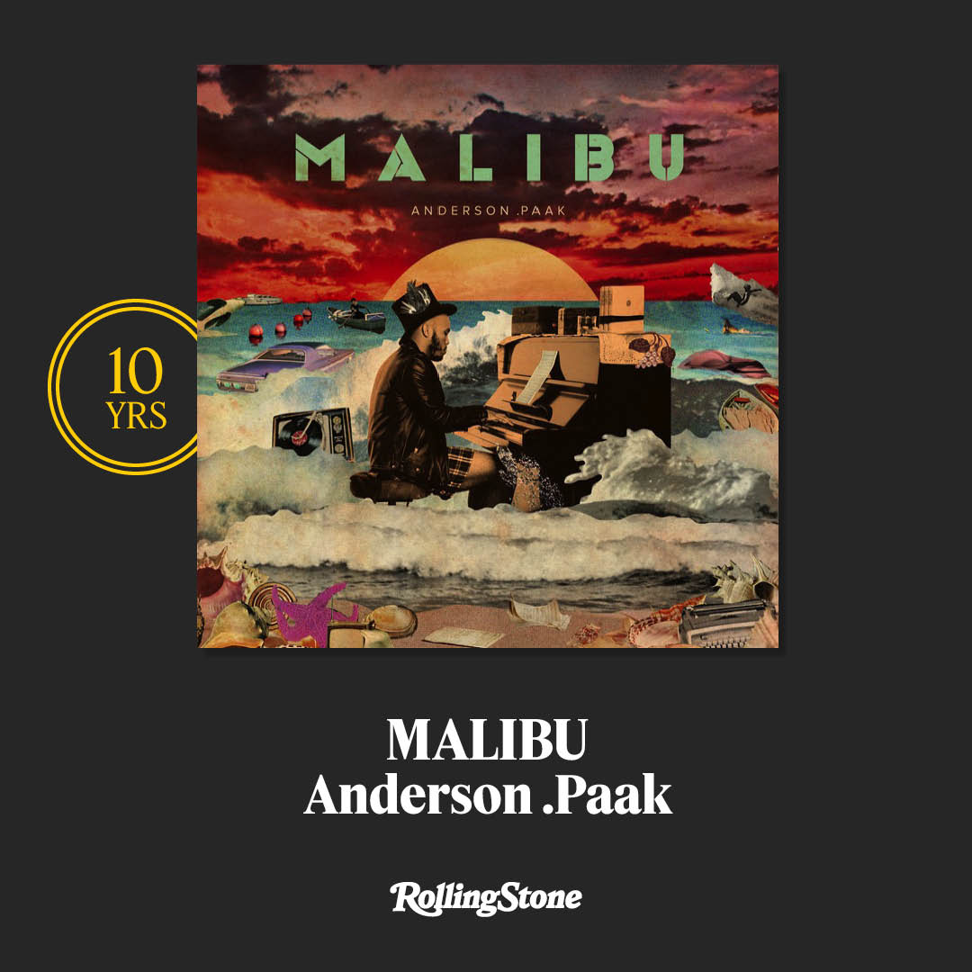 Anderson .Paak released 'Malibu' 10 years ago today. 💿