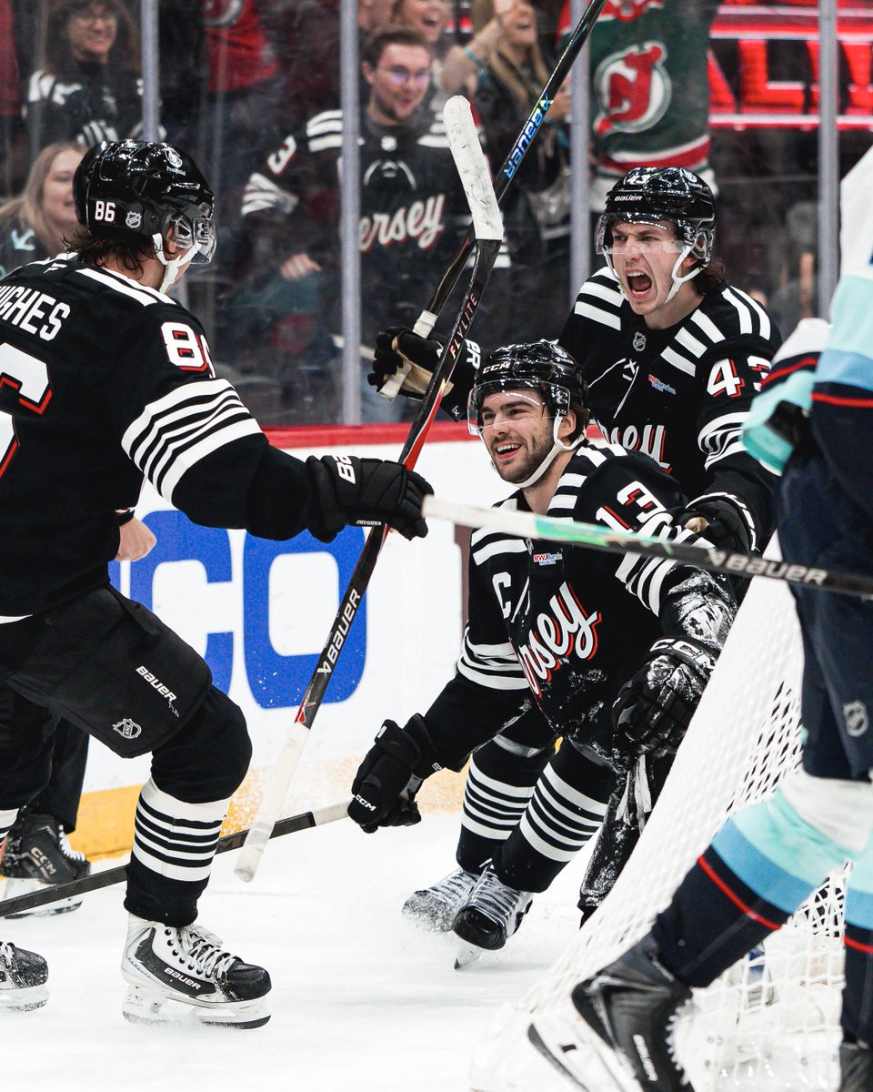 NJDevils's tweet image. Good morning to Devils fans and Devils fans only from this trio.