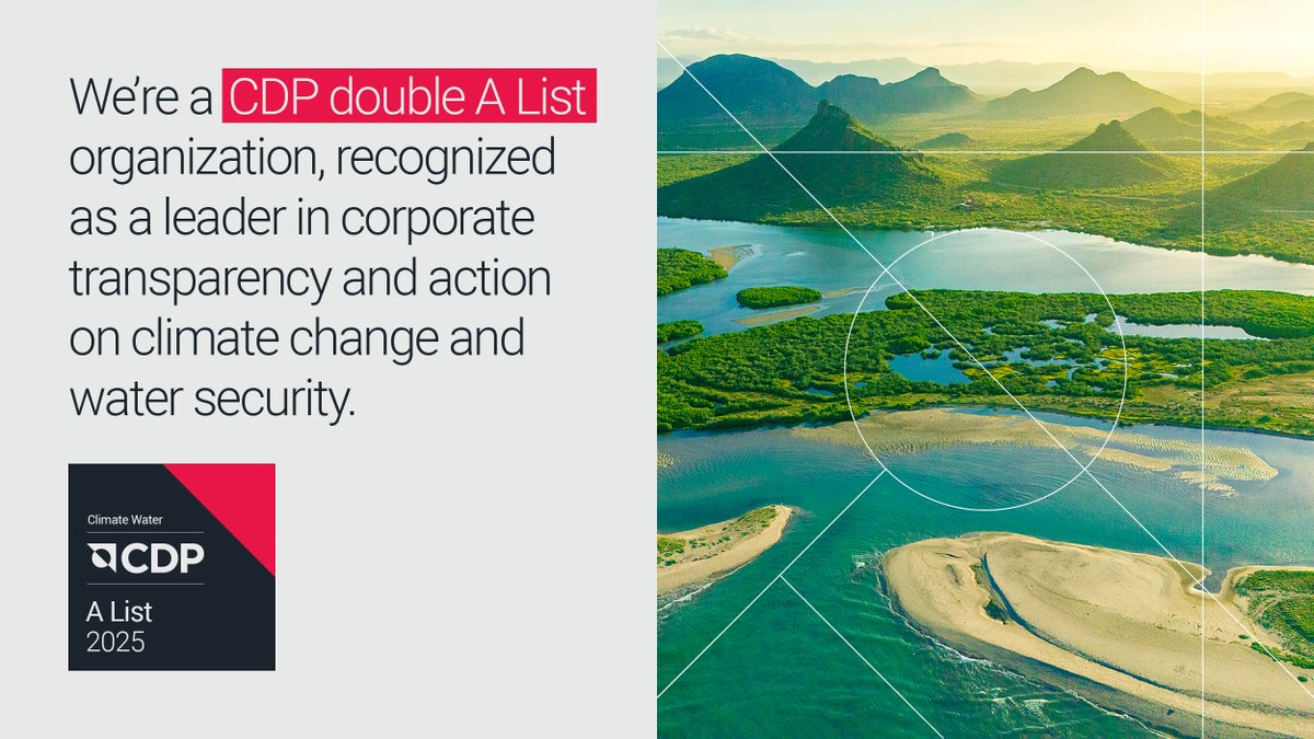 verescence's tweet photo. 📣 We're proud to announce that Verescence has once again been recognized on CDP's A List as a global leader in transparency on #ClimateChange and #WaterSecurity. We're among the top 4% of 22,100 companies scored by @CDP. https://t.co/pRP3ernta2
