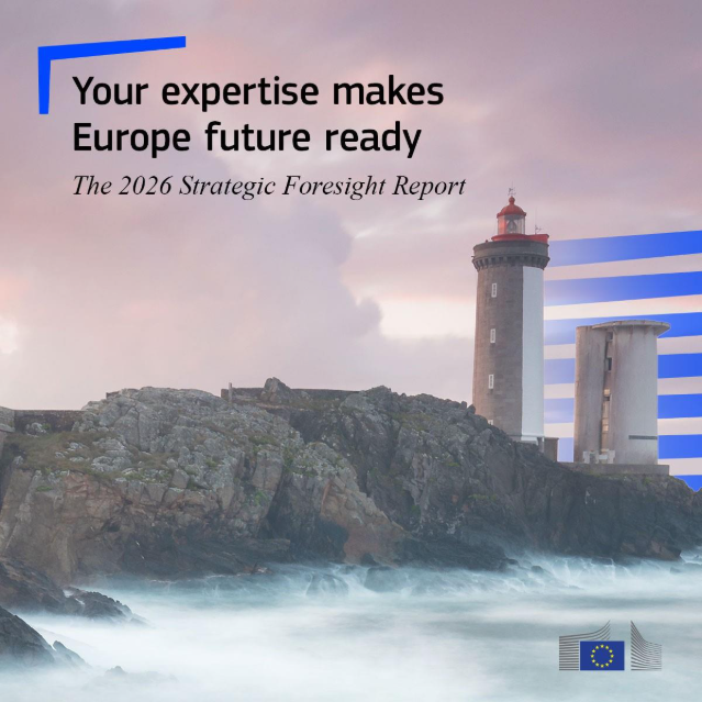 When the world changes, the EU must anticipate what’s next.

Researchers, innovators, experts &amp; citizens are invited to help identify which areas the EU should strengthen to increase its global influence.

Contribute to the 2026 Strategic Foresight Report: link.europa.eu/CGy6cr