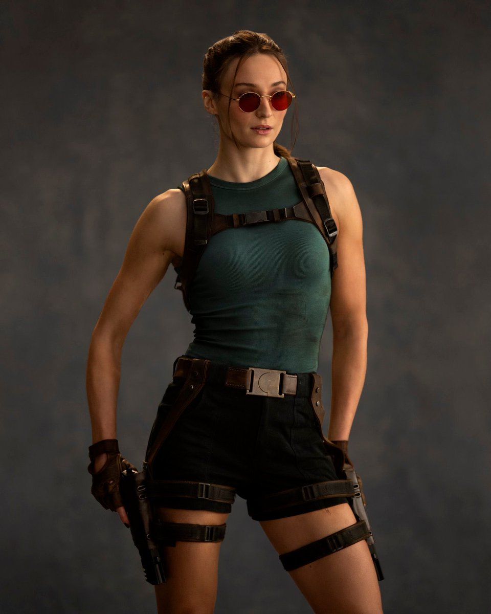 First look at Sophie Turner as Lara Croft in Amazon's upcoming live-action ‘TOMB RAIDER’ series

#TombRaider #AmazonPrime
