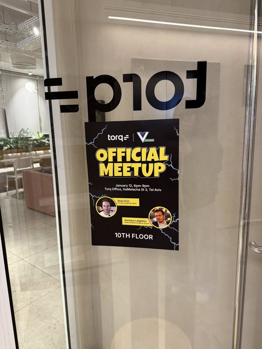 Seanitzel's tweet photo. Just spoke at the Vue.js Israel meetup 🇮🇱

Talked about:

@nuxt_js  at scale

@turborepo  + Nuxt Layers

How to build multi-app setups with amazing DX

Huge thanks to @VueJSIsrael  and Torq(The first unicorn of 2026!) for hosting.
Great crowd, great questions 🔥 https://t.co/Kgq1D4MPQJ