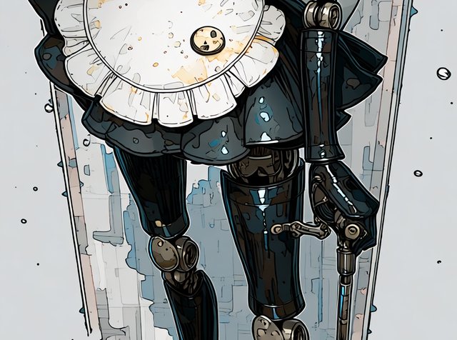 KcraftAIart's tweet image. Bunny Maid-roids