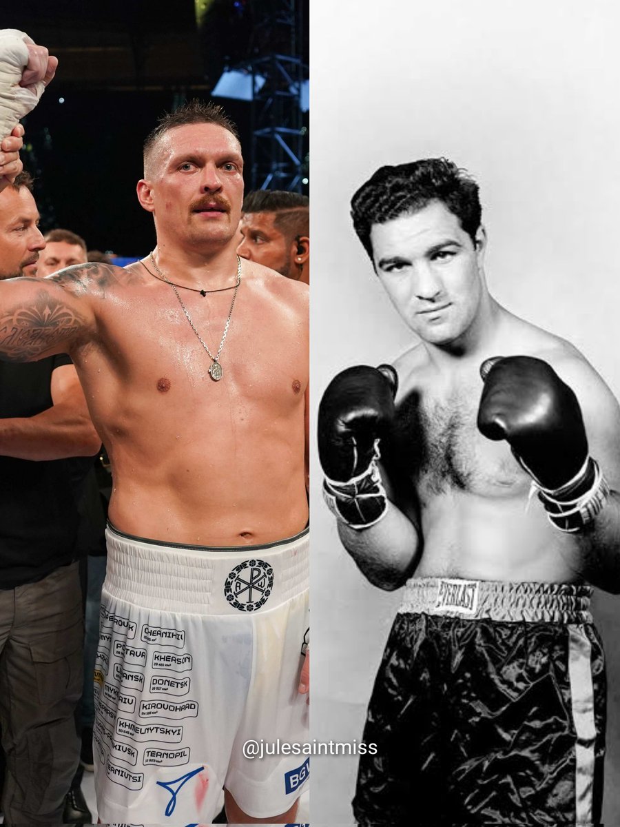 julesaintmiss's tweet image. Would Usyk stood a chance against Rocky Marciano? 🤔