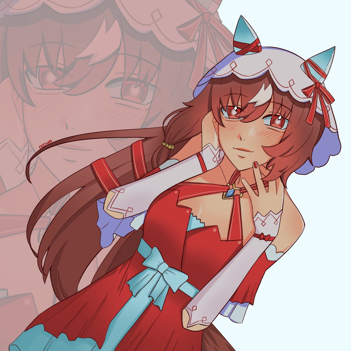 Diffrentbit4's tweet image. still in love♥️ #fanart #umamusume #stillinlove