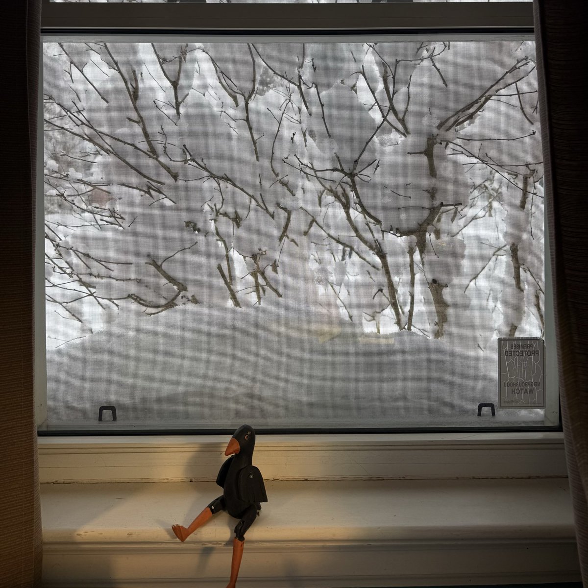 Lost_Machine's tweet image. The view from my studio window this morning.