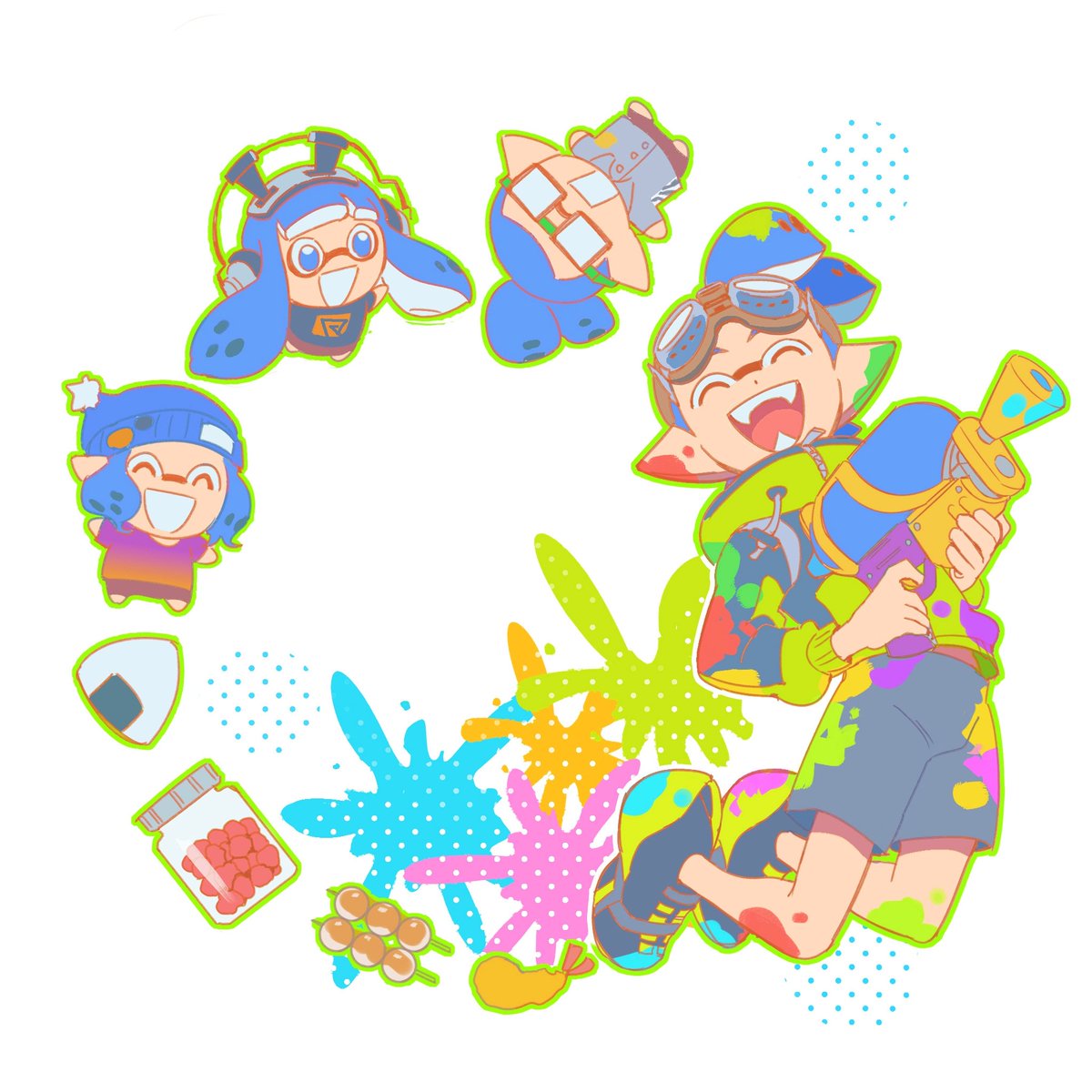 ゴーグルくんの幸せの輪