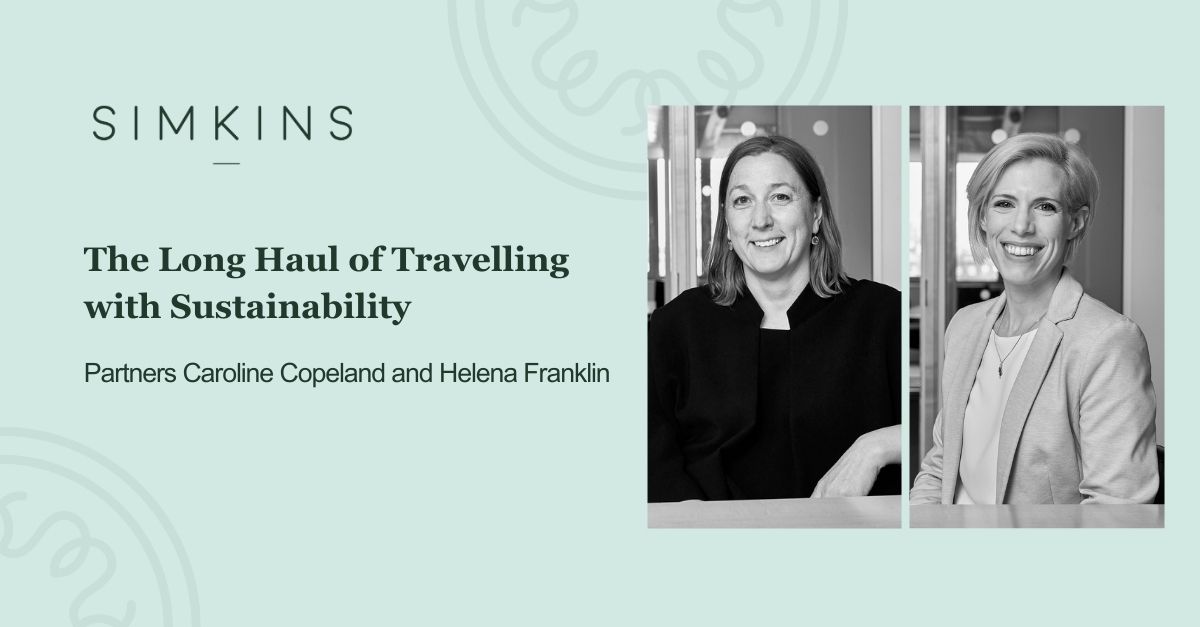 SimkinsLLP's tweet image. Partners Caroline Copeland and Helena Franklin consider the ASA’s snapshot report of environmental claims in travel agent advertising, highlighting key considerations for businesses.

Read more: simkins.com/news/the-long-…