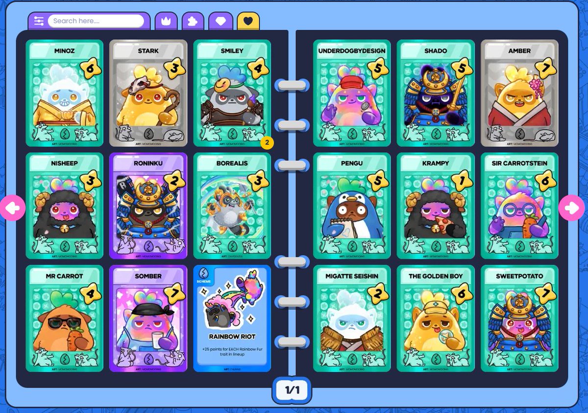 I carefully curated my Grand Arena Binder to showcase a cohesive theme, strategic card selection, and strong visual harmony. Each card was chosen not only for its rarity and value, but for how it contributes to the overall narrative of my collection. <a href="/Moku_HQ/">Moku✨</a> #GrandArenaBinder