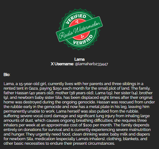 MissRinaIdrus's tweet image. 🚨£0 raised so far🚨

Newly #VerifiedByRadioWatermelon today
🖇️: chuffed.org/project/lamala…
Please donate and share
Food Shouldn’t Be a Luxury 
Donate for Gaza