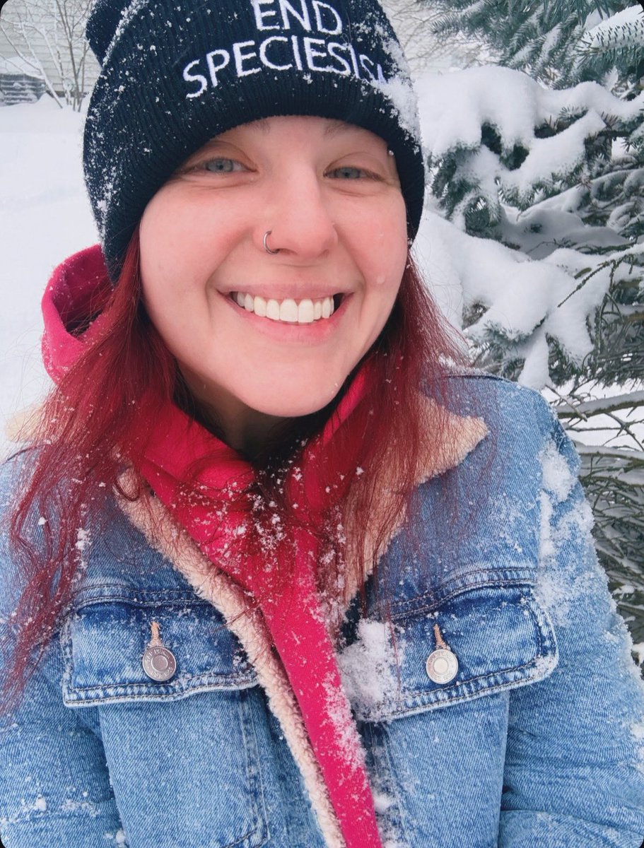vegan_swemo's tweet photo. One of my favorite hats :D #endspeciesism #leaveanimalsthefuckalone #veganasfuck #animals #speciesism #veganism #govegan #foranimals https://t.co/nIyAwIABE3