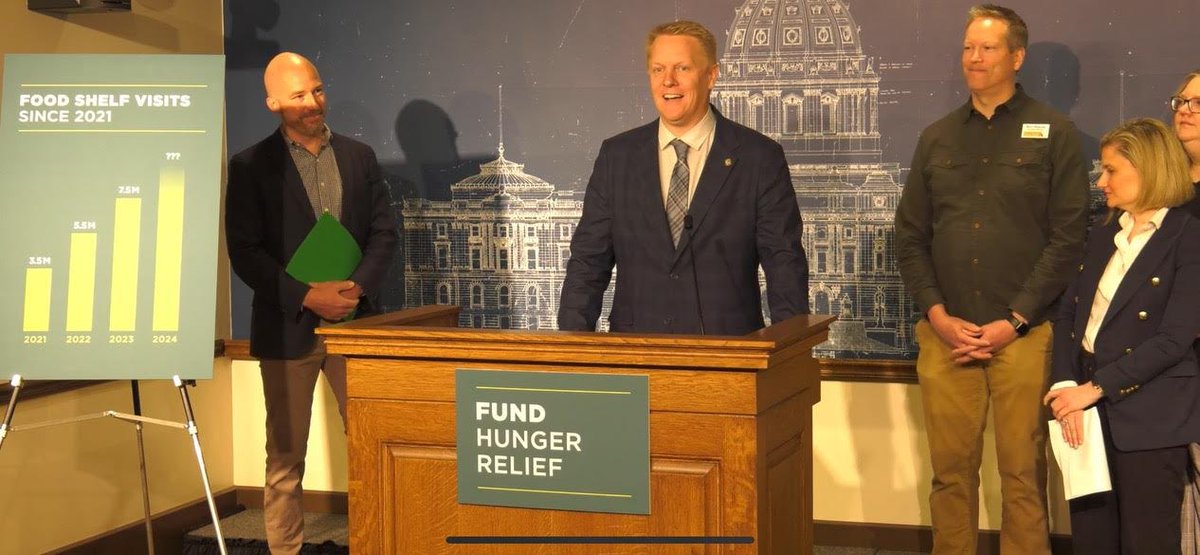 MyersVote's tweet image. This legislative session, I’m continuing bipartisan efforts to improve food donations from deer hunters and farmers, helping stock food shelves across Minnesota.
#foodshelf #fighthunger #yourbackyard #TogetherWeCan #solutions